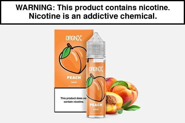 PEACH BY ORGNX 60ML - Vapejuice