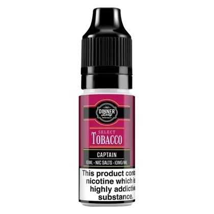 Dinner Lady Select Tobacco Captain Nic Salt - Strength#10mg>20mg