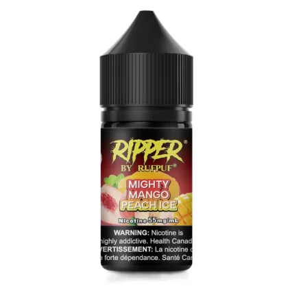 Rufpuf Ripper Salt-Mighty Mango Peach Ice 30ml (35,55mg) - Vape Product, Vape Product