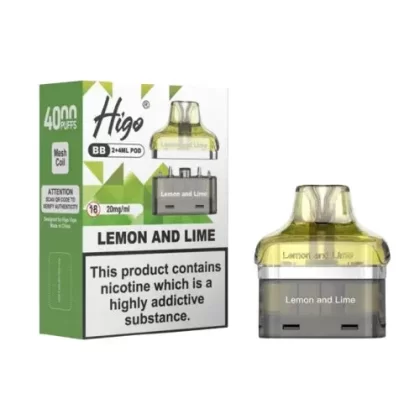 Higo BB 4000 Puffs Prefilled Pods - Box of 10 - BLUEBERRY RASPBERRY - 10 Pack