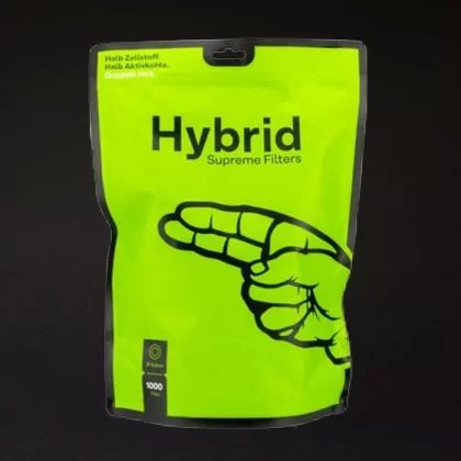 Hybrid | Supreme Filters | Zellstoff/Aktivkohle | 6,4 mm | 1000 St