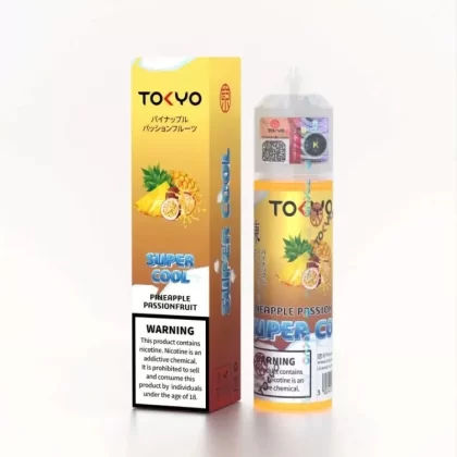 Tokyo Super Cool – Pineapple Passionfruit 60ml (3/6mg) - Vapebar Pk