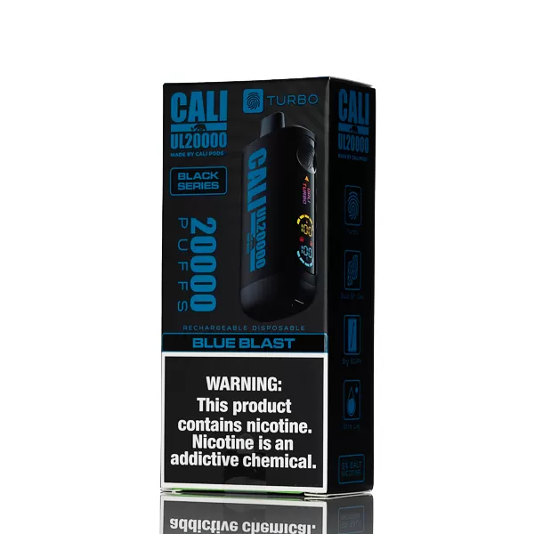 Cali Turbo UL20K 20000 Puffs Disposable Vape - 20mL - Frozen Kiwi Lemonade - Image 3