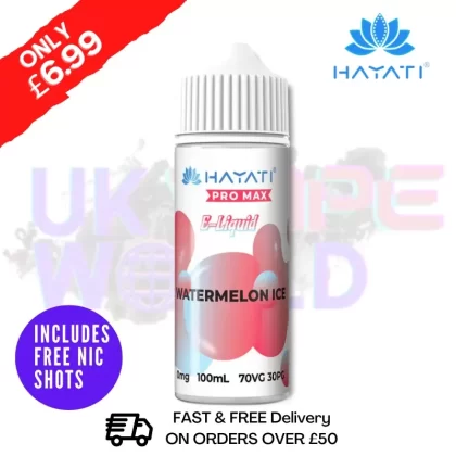 Watermelon ICE Hayati Pro Max Shortfill Juice 100ML Eliquid