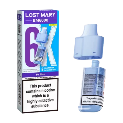 Mr Blue Lost Mary BM6000 Refill Pack - Vapeshop Co