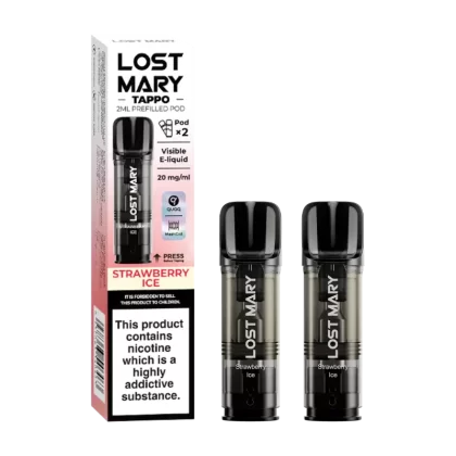 Strawberry Ice Lost Mary Tappo Pods - Vapeshop Co