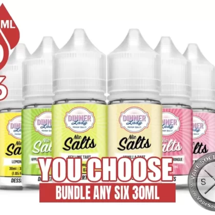 Dinner Lady Salts Bundle 6x30ml (180ml)
