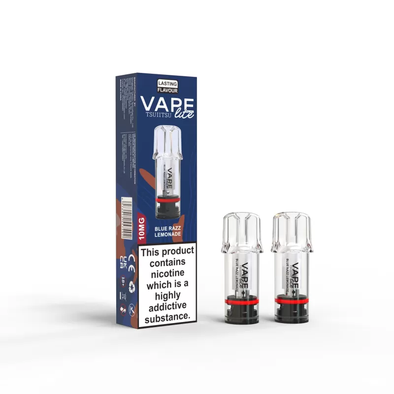 Vape Lite SK1 Prefilled Pods 2 Pack – 10mg - Blue Sour Raspberry