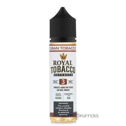 Royal Tobacco Extracts – Cuban Tobacco 60mL - Vape Product, Vape Product