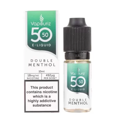 Double Menthol 50/50 E-Liquid by Vapouriz - 6mg
