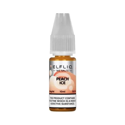 Peach Ice ELFLIQ 10ml Nic Salt E Liquid