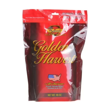 Golden Harvest Robust Blend Pipe Tobacco Bag - Size#1oz>6oz>16oz>5lb