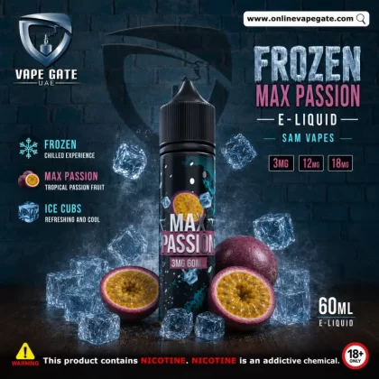 Frozen Max Passion E-Liquid - Sam Vapes - 18 mg / 60 ml