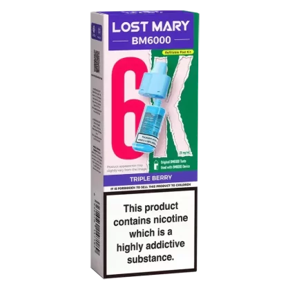 Lost Mary BM6000 Fizzy Cherry Prefilled Pods
