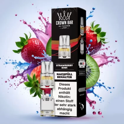 Al Fakher 3K Mini – Strawberry Kiwi - Kiwi / Erdbeere