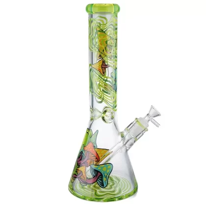 (WATER PIPE) 14″ 7mm THICK – MUSHROOM
