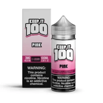 Keep It 100 E-Liquid – Pink 100ml - Vape Product; Vape Product, Vape Product (B7C178)