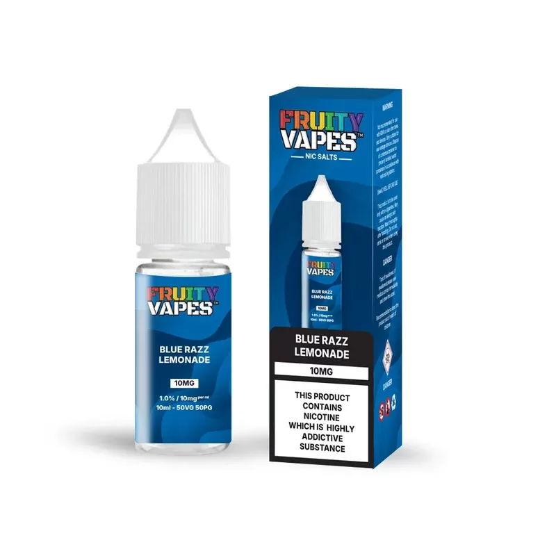 Blue Razz Lemonade Fruity Vapes Nic Salt 10ml Vape Juice