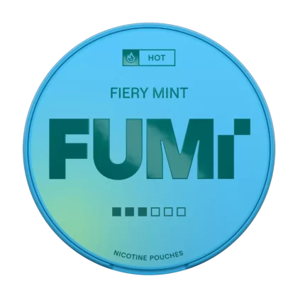 Fiery Mint FUMI Nicotine Pouches - 8mg - Vape Product (4C3A96)
