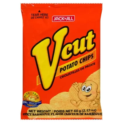 Jack’n Jill VCut BBQ Chips, 60 g