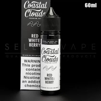 Coastal Clouds – Red White and Berry Eliquid 60ml