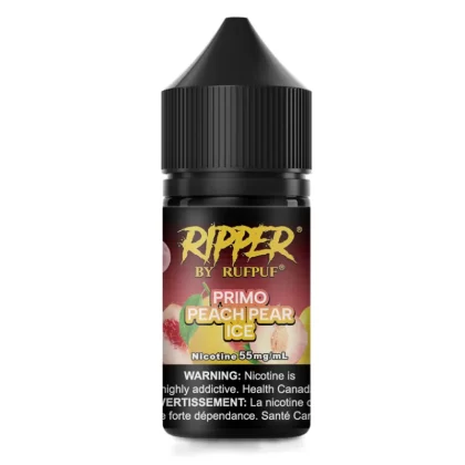 Rufpuf Ripper Salt-Primo Peach Pear Ice 30ml (35,55mg) - Vapebar Pk