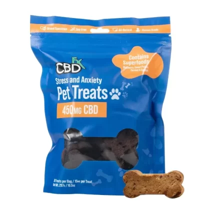 CBDfx – CBD Pet Treats for Stress and Anxiety – 450mg