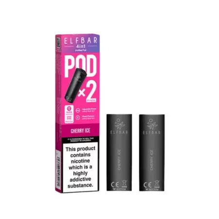 ElfBar 4 in 1 Pre Filled Pods – Cherry Ice