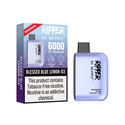 Ripper Blessed Blue Lemon Ice Disposable Vape 50mg – 6000Puffs