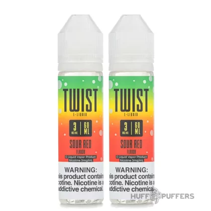 Twist E-Liquids – Sour Red (Sweet & Sour) 120mL - Vape Product, Vape Product