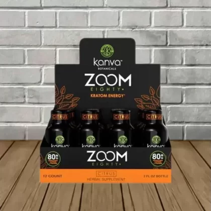 Kanva Botanicals Zoom Eighty+ Liquid Extract Shot Case 12ct - Vape Store