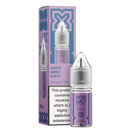 Grape Berry Burst – Pod Salt Nicotine Salt E Liquid – 10ml – TPD - Vapestorm Co