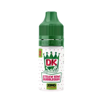 Donut King DK Strawberry Kiwi Bubblegum Nic Salt Vape Juice - 10 Pack - Strength
