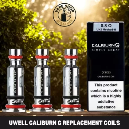 UWELL CALIBURN G REPLACEMENT COILS 0.8OHM AND 1.0OHM - Vapeshopdubaiuae