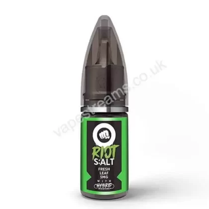 Fresh Leaf Hybrid Nicotine Salt E-Liquid by Riot S:alt - Vapestreams Co