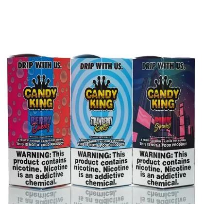 Candy King - No Nicotine Vape Juice - 100ml - Peachy Rings