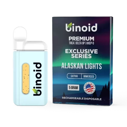 Binoid Exclusive Series 5 Gram Disposable Vape – Alaskan Lights