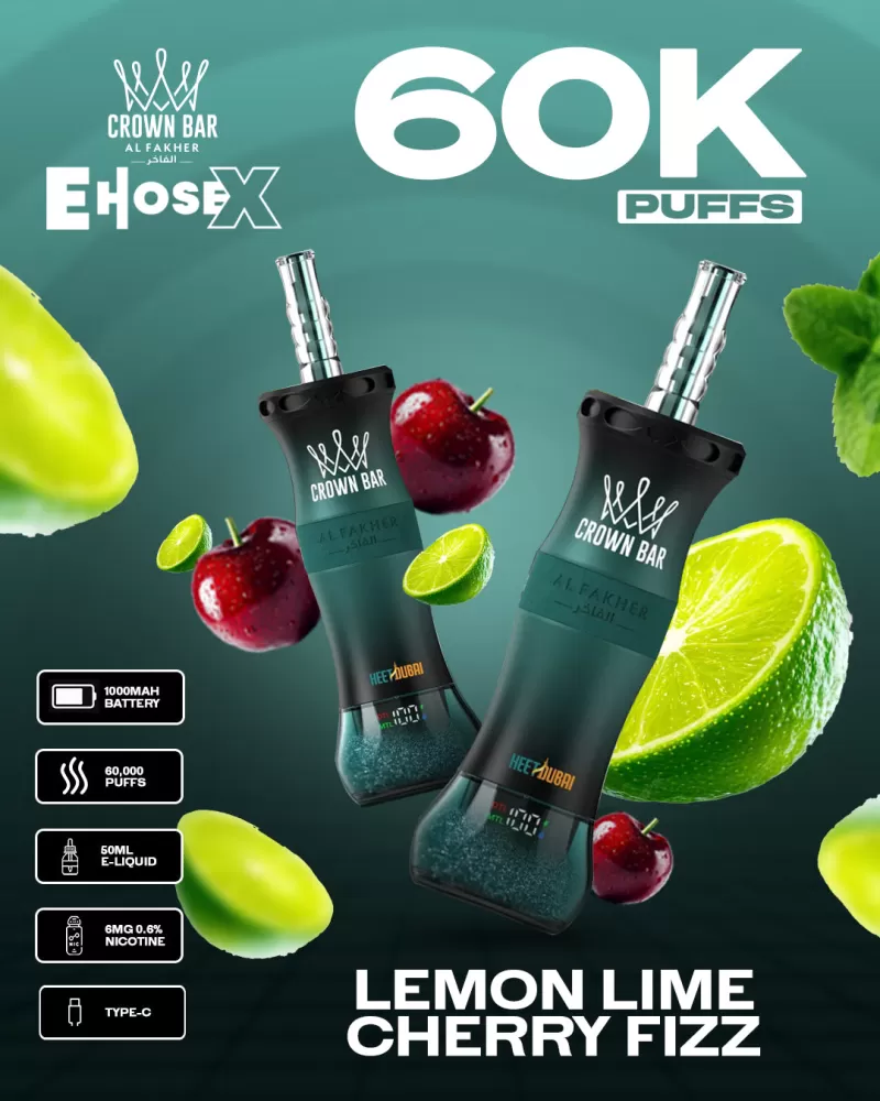 Al Fakher Vape CrownBar 60000 - Crownbar Vape (B1E8BC)