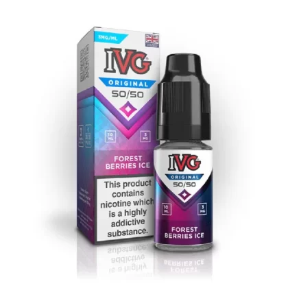 IVG Original 50/50 10ml E-Liquid Forest Berries Ice - Nicotine strength#3mg>6mg>12mg