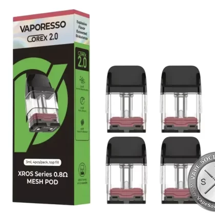 VAPORESSO XROS Refillable Replacement Pods (Pack of 4)