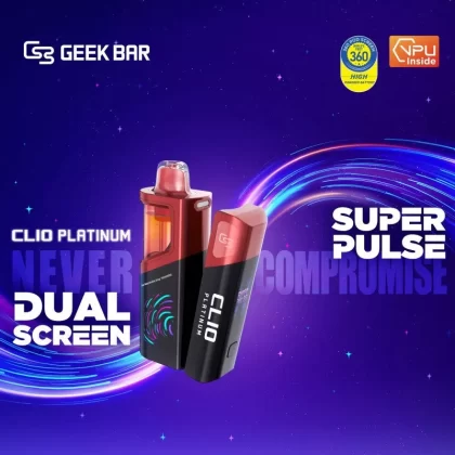 Geek Bar CLIO Platinum 50K Kit - Blue Razz Ice