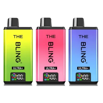 The Bling Ultra Plus 30K Vape Kit - Nicotine Strength#20mg~Flavour#Fizzy Cherry / Cherry Cola>Berry Blaze / Cherry Berry>Blackcurrant Cotton Candy / Blue Raspberry>Blue Razz Cherry / Blue Ra (F65D52)