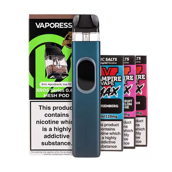 Vaporesso XROS 6 Pod Kit Bundle - Abyssal Blue / 0.4ohm