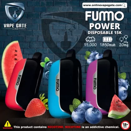 Fummo Power Disposable Vape (15,000 Puffs) - Grape / 20 mg