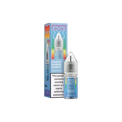 Pod Salt Nexus Rainbow E Liquid 10ml - Nicotine Strength#20mg>10mg>5mg (BDA84E)
