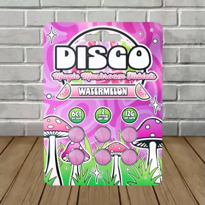 Chapo Disco Magic Mushroom Tablets - flavor quantity#Watermelon -- 6ct Single Pack>Watermelon -- 6ct X 6 = 36 Tablets>Strawberry Kiwi -- 6ct Single Pack>Strawberry Kiwi -- 6ct X 6 = 36 Table