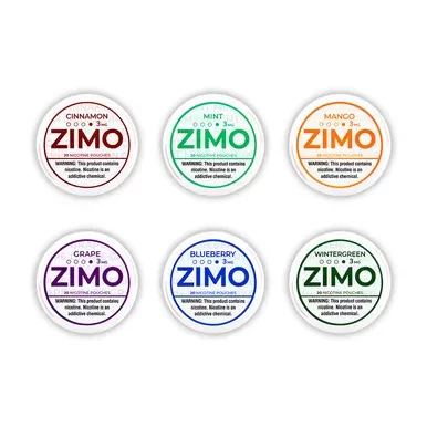 Zimo Nicotine Pouches 20ct Can – 5ct Pack