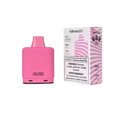 ZPOD LEX Pod System – 10K Puff Vape Pods – Pink Lemon
