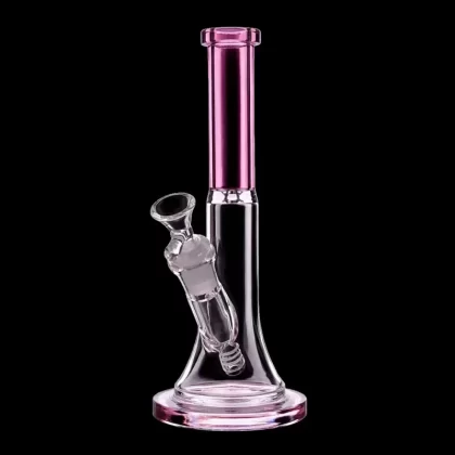 Smoke Cartel Slim Beaker with Colored Accents Bong – 10 in.