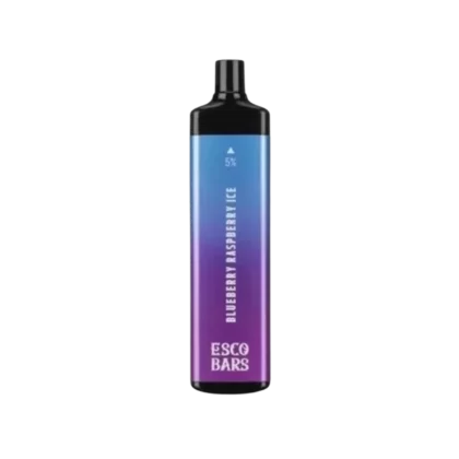 ESCO BARS DISPOSABLE BLUEBERRY RAPSBERRY ICE 5% 5000 PUFFS